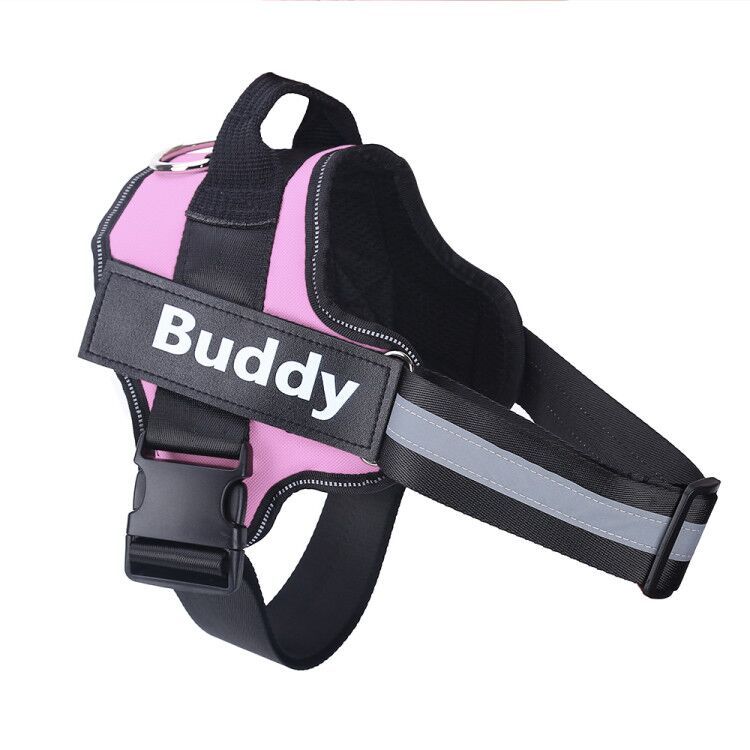 Personalized No-Pull Dog Harness | Reflective & Adjustable Pet Vest with Custom Name Patch