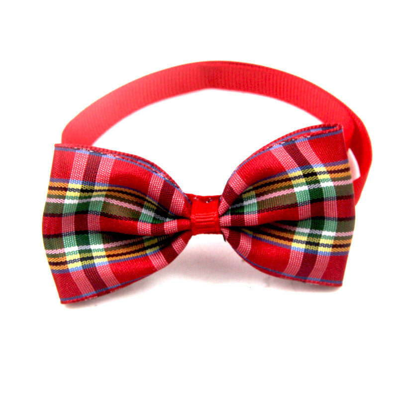 Plaid Pet Bandana & Tie | Stylish Scarf Accessory for Dogs & Cats
