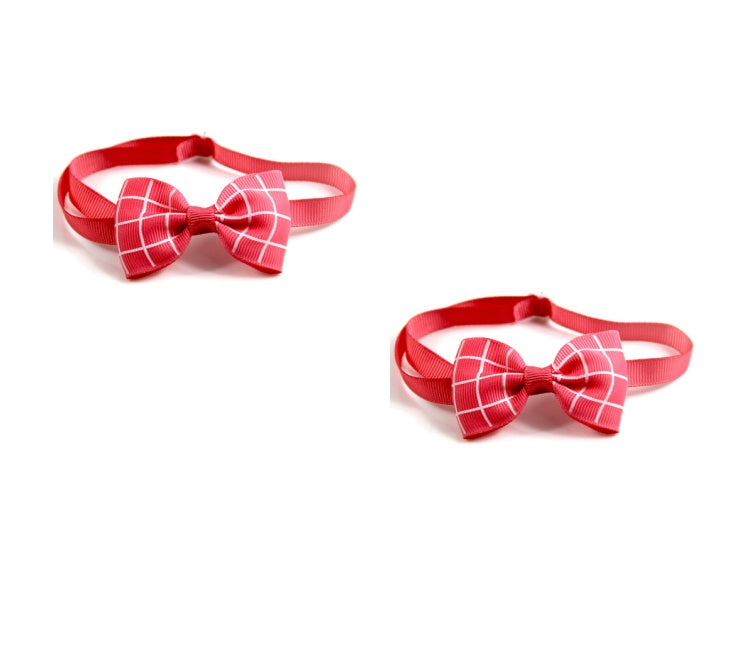 Plaid Pet Bandana & Tie | Stylish Scarf Accessory for Dogs & Cats
