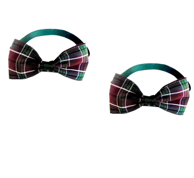 Plaid Pet Bandana & Tie | Stylish Scarf Accessory for Dogs & Cats