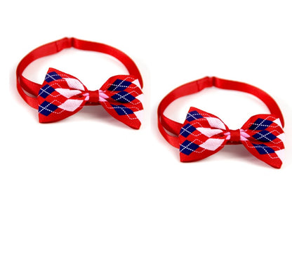 Plaid Pet Bandana & Tie | Stylish Scarf Accessory for Dogs & Cats