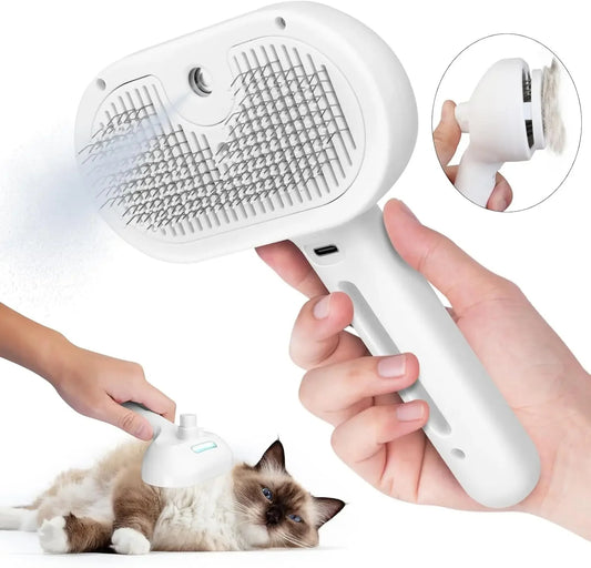 2-in-1 Pet Grooming Spray Comb for Dogs & Cats | Hair Remover & Dematting Tool