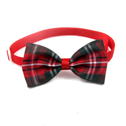 Plaid Pet Bandana & Tie | Stylish Scarf Accessory for Dogs & Cats