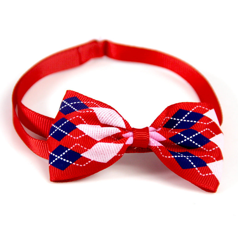 Plaid Pet Bandana & Tie | Stylish Scarf Accessory for Dogs & Cats