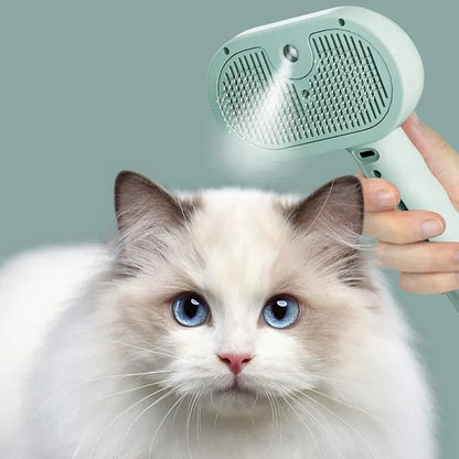 2-in-1 Pet Grooming Spray Comb for Dogs & Cats | Hair Remover & Dematting Tool